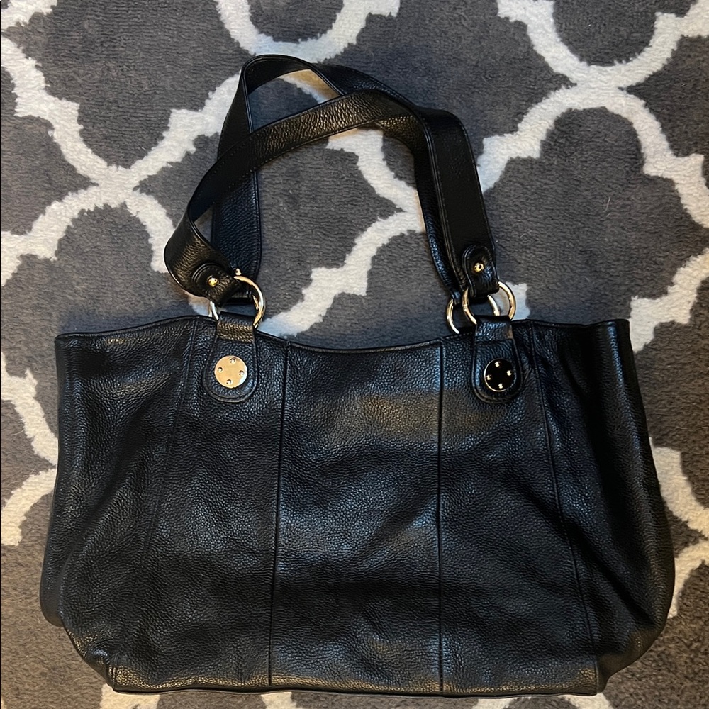 Onna Ehrlich Black Leather Shoulder Bag
